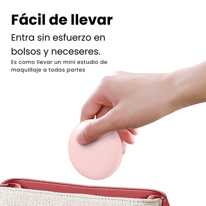 Espejo Pórtatil Luz Led