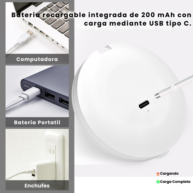 Espejo Pórtatil Luz Led