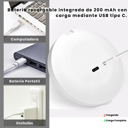 Espejo Pórtatil Luz Led